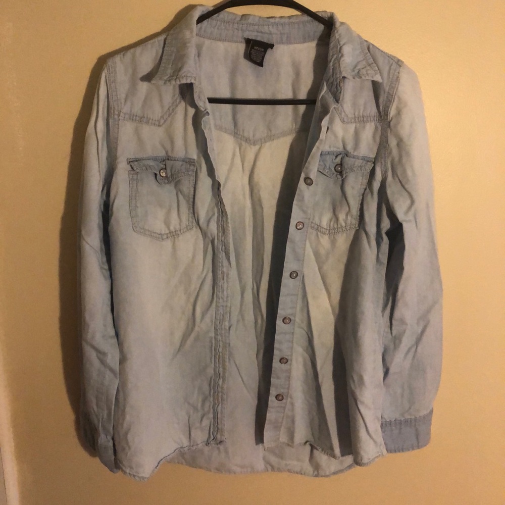 Jean Button-Up